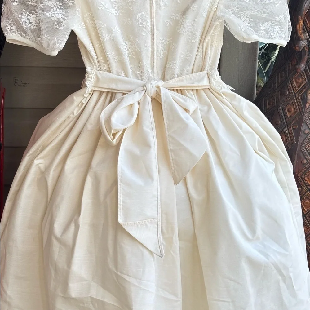 Vintage Bonnie Jean New York Girl's Wedding Flower Girl Bridesmaid Dress